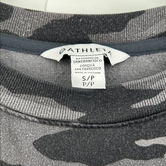 ATHLETA Camo Black Balance Printed Dress Size Small - Picture 4 of 8